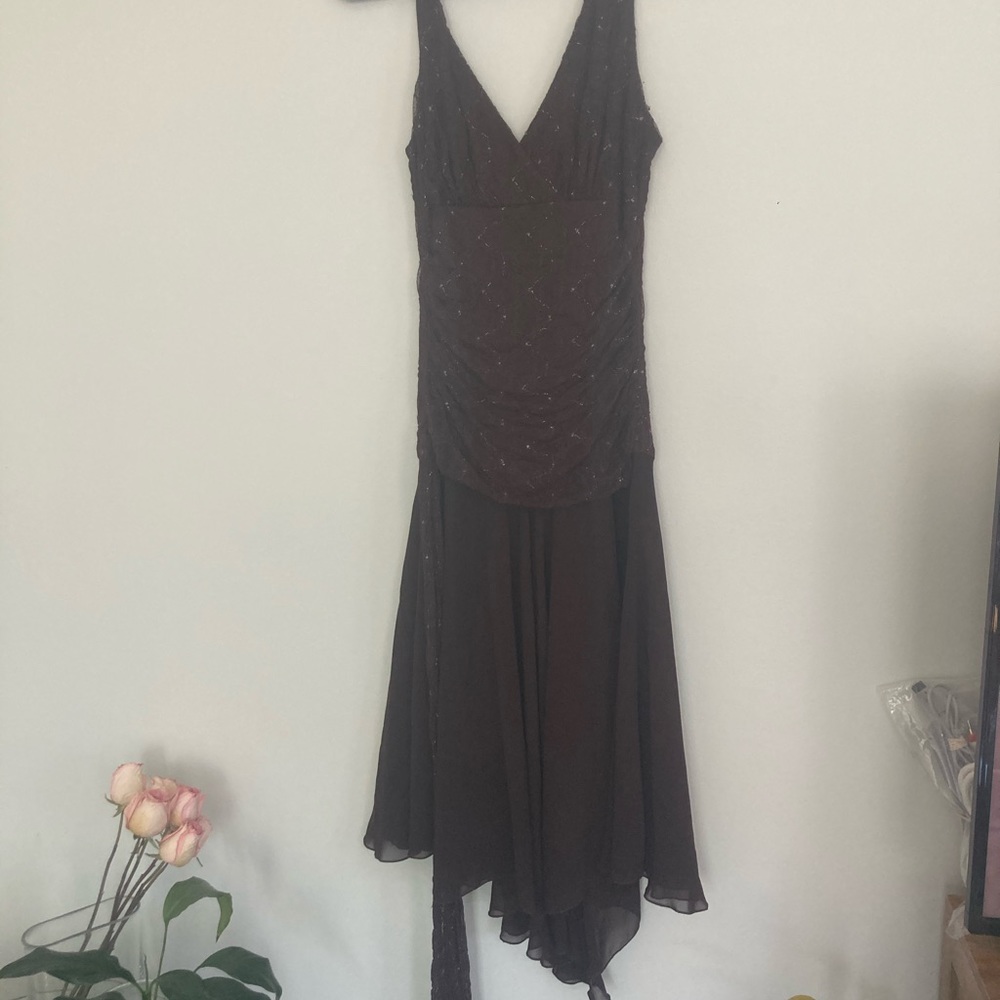 Brown vintage dress